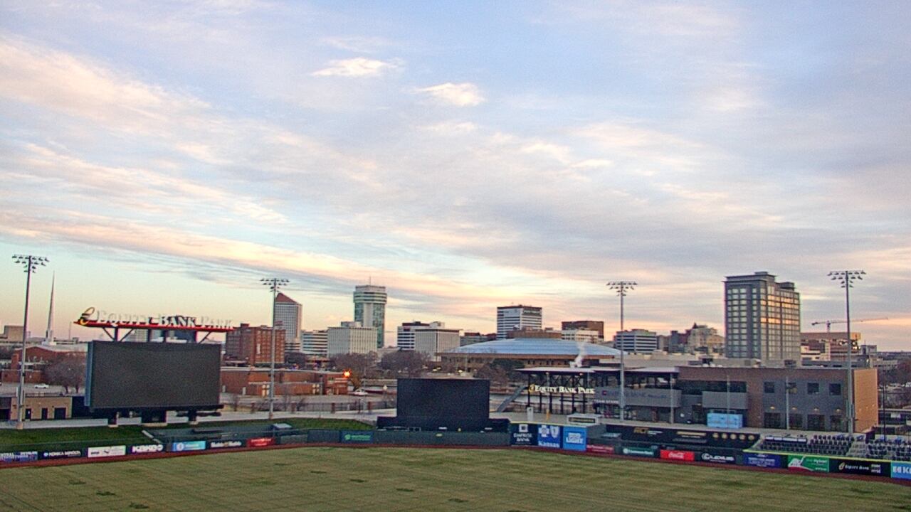 Thumbnail for current weather camera view from Riverfront Stadium in Wichita, Kansas
