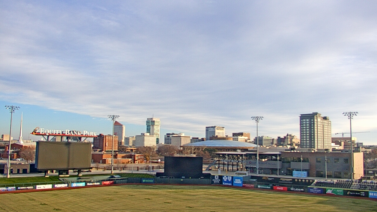 Thumbnail for current weather camera view from Riverfront Stadium in Wichita, Kansas