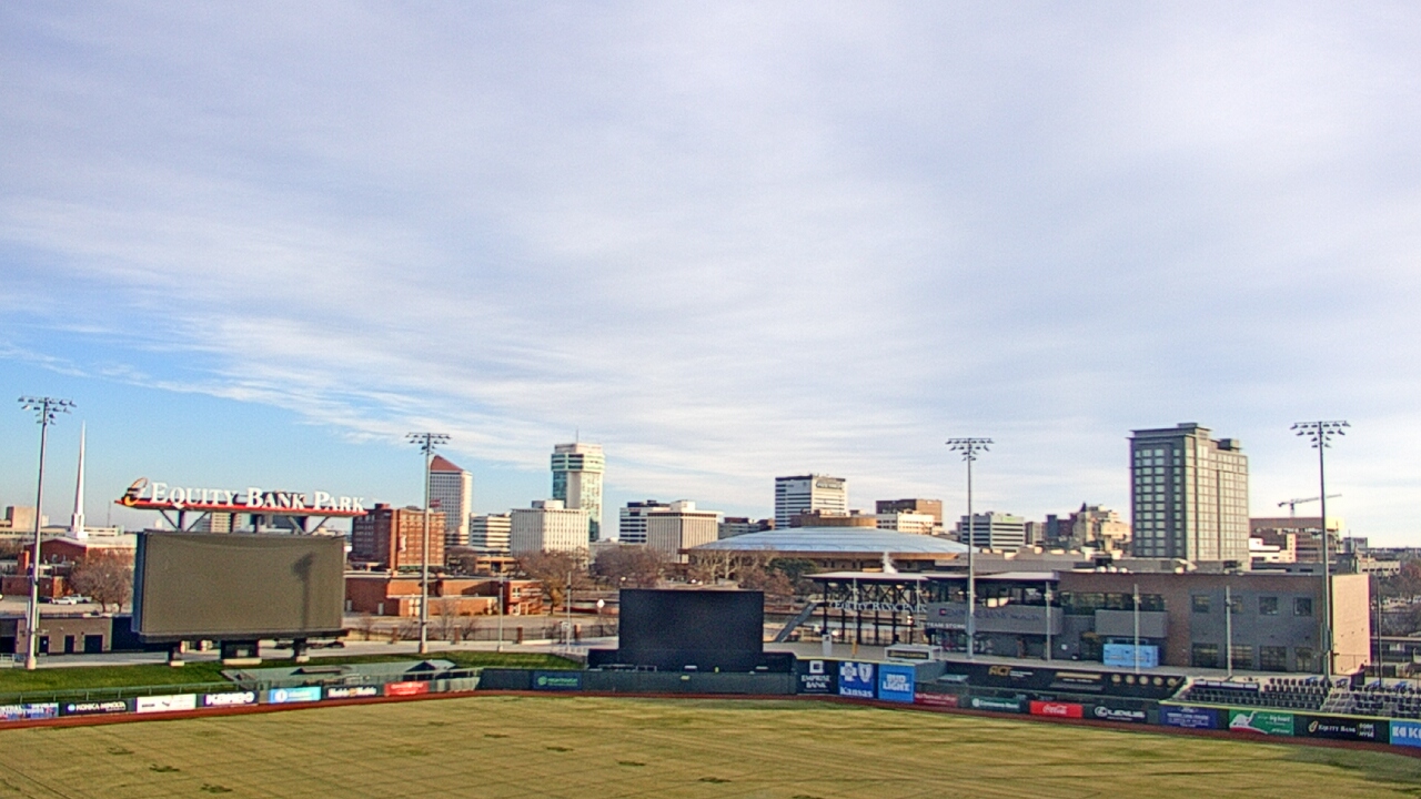 Thumbnail for current weather camera view from Riverfront Stadium in Wichita, Kansas