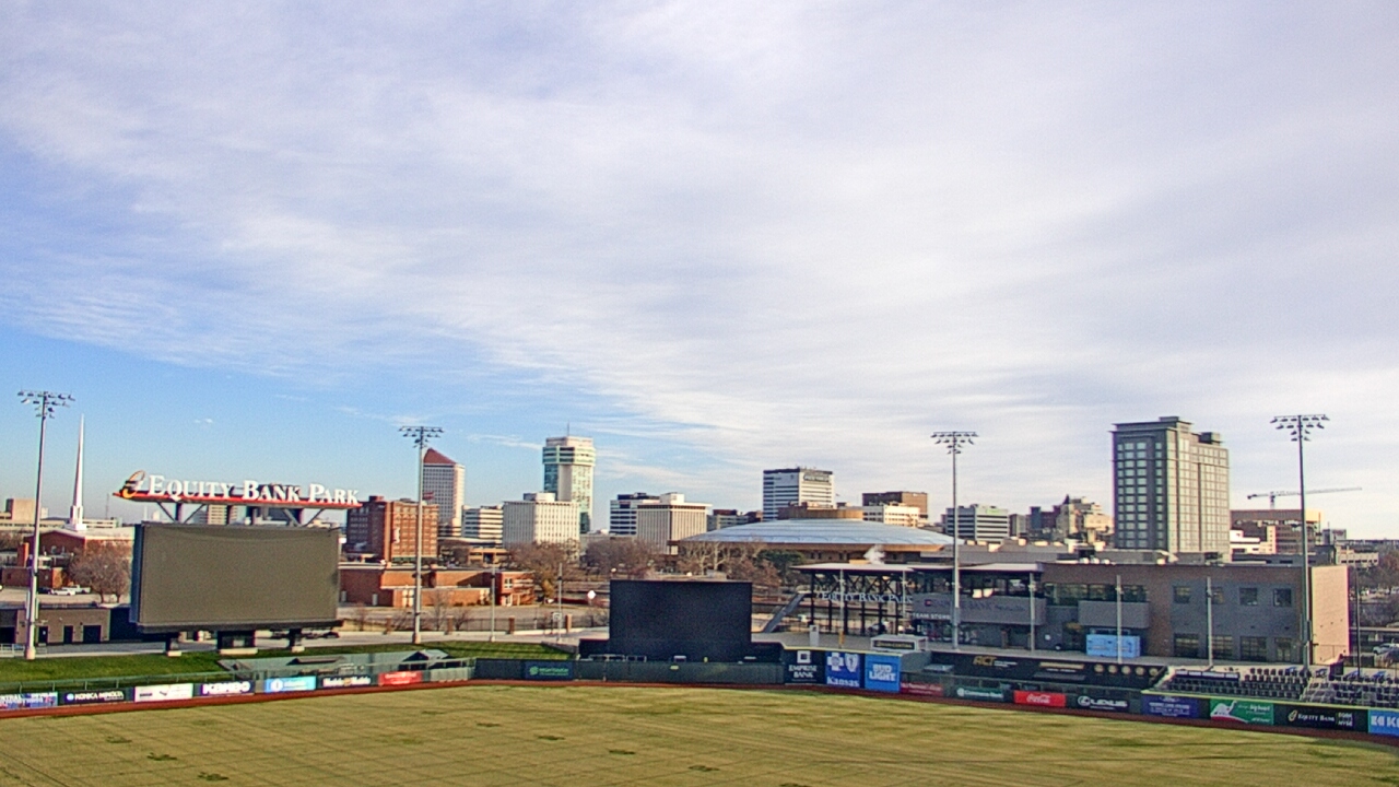 Thumbnail for current weather camera view from Riverfront Stadium in Wichita, Kansas