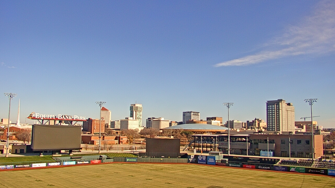 Thumbnail for current weather camera view from Riverfront Stadium in Wichita, Kansas