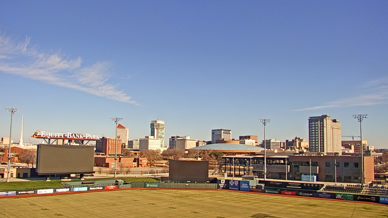 Thumbnail for current weather camera view from Riverfront Stadium in Wichita, Kansas