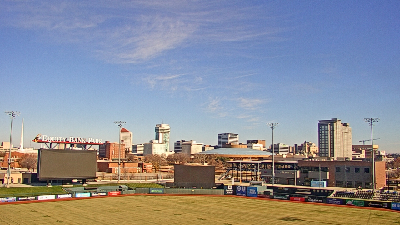 Thumbnail for current weather camera view from Riverfront Stadium in Wichita, Kansas