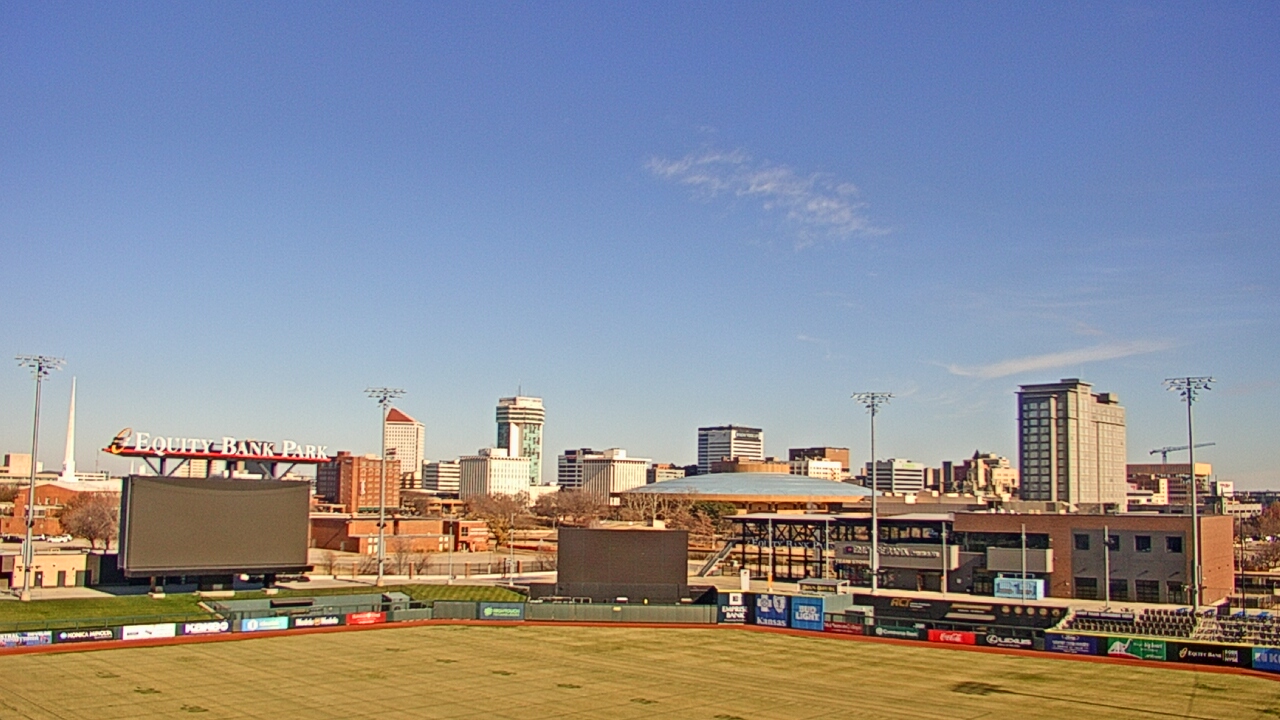 Thumbnail for current weather camera view from Riverfront Stadium in Wichita, Kansas