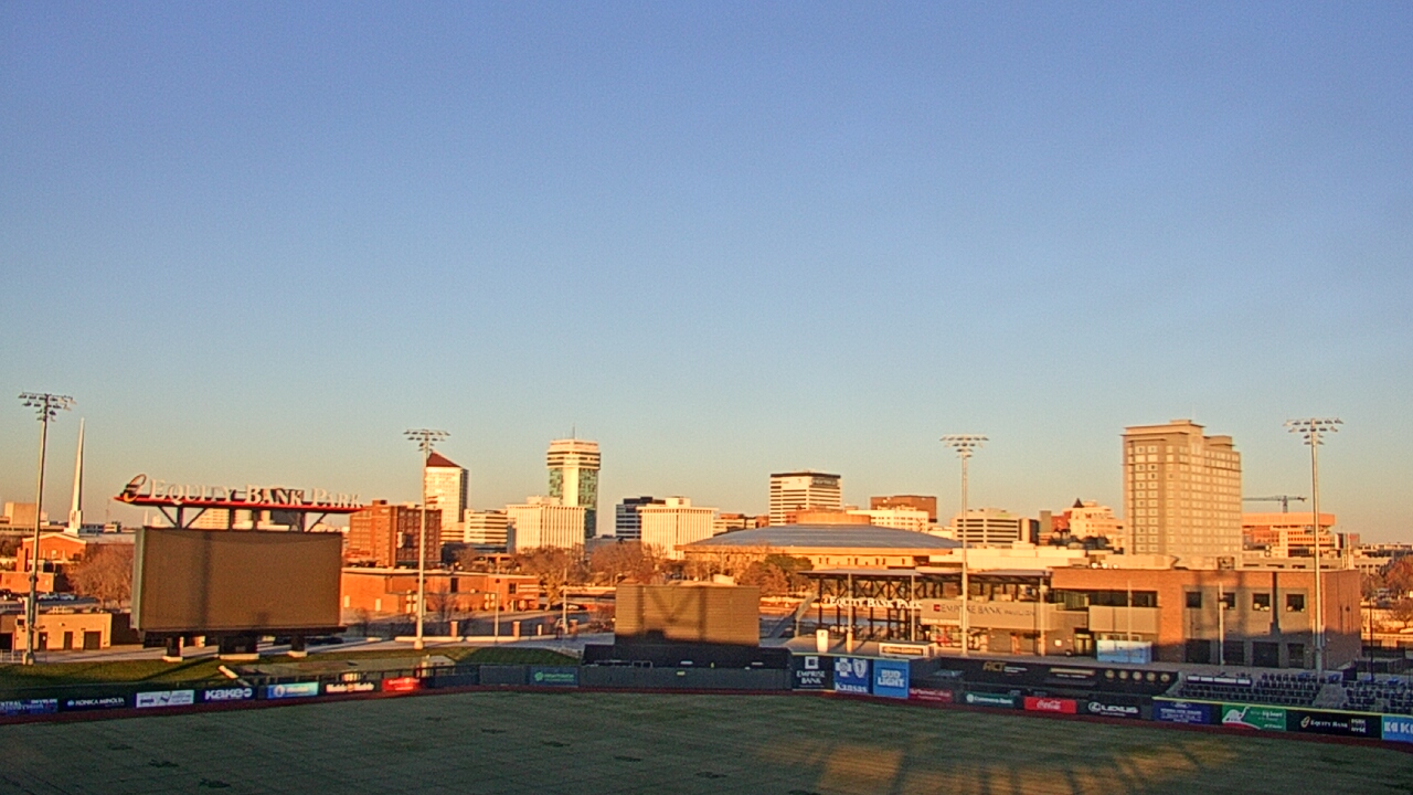 Thumbnail for current weather camera view from Riverfront Stadium in Wichita, Kansas
