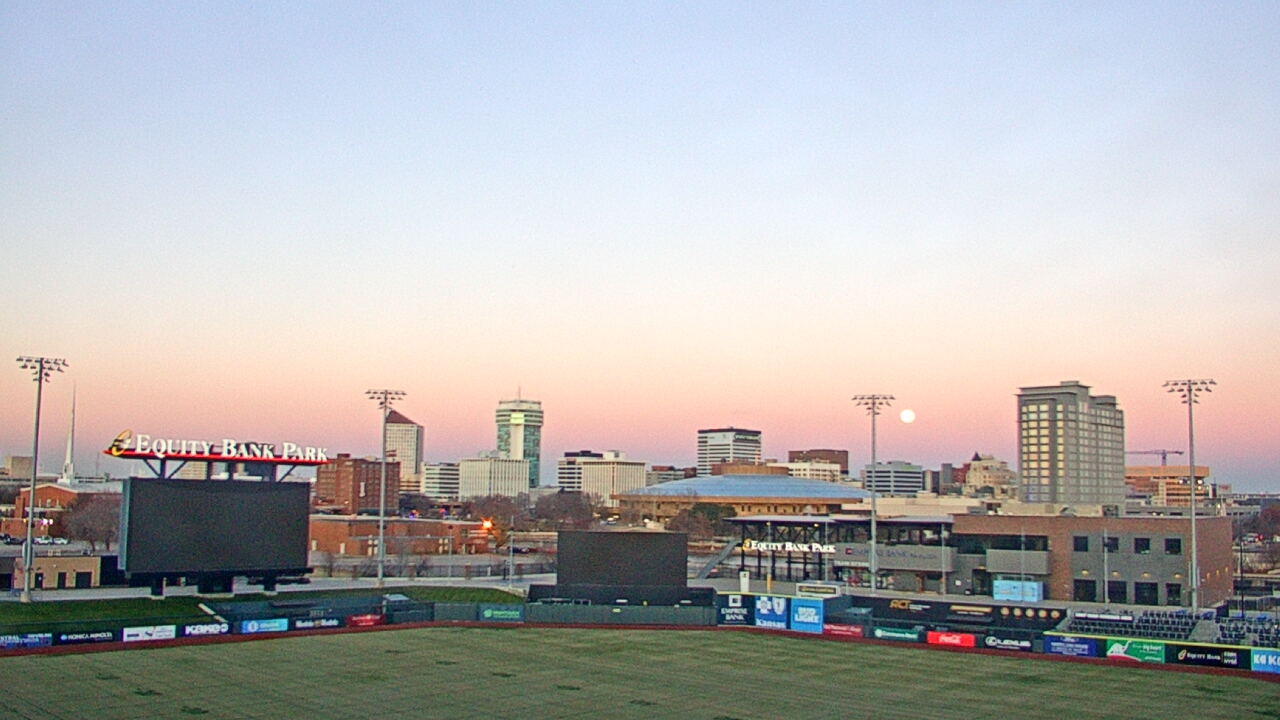 Thumbnail for current weather camera view from Riverfront Stadium in Wichita, Kansas