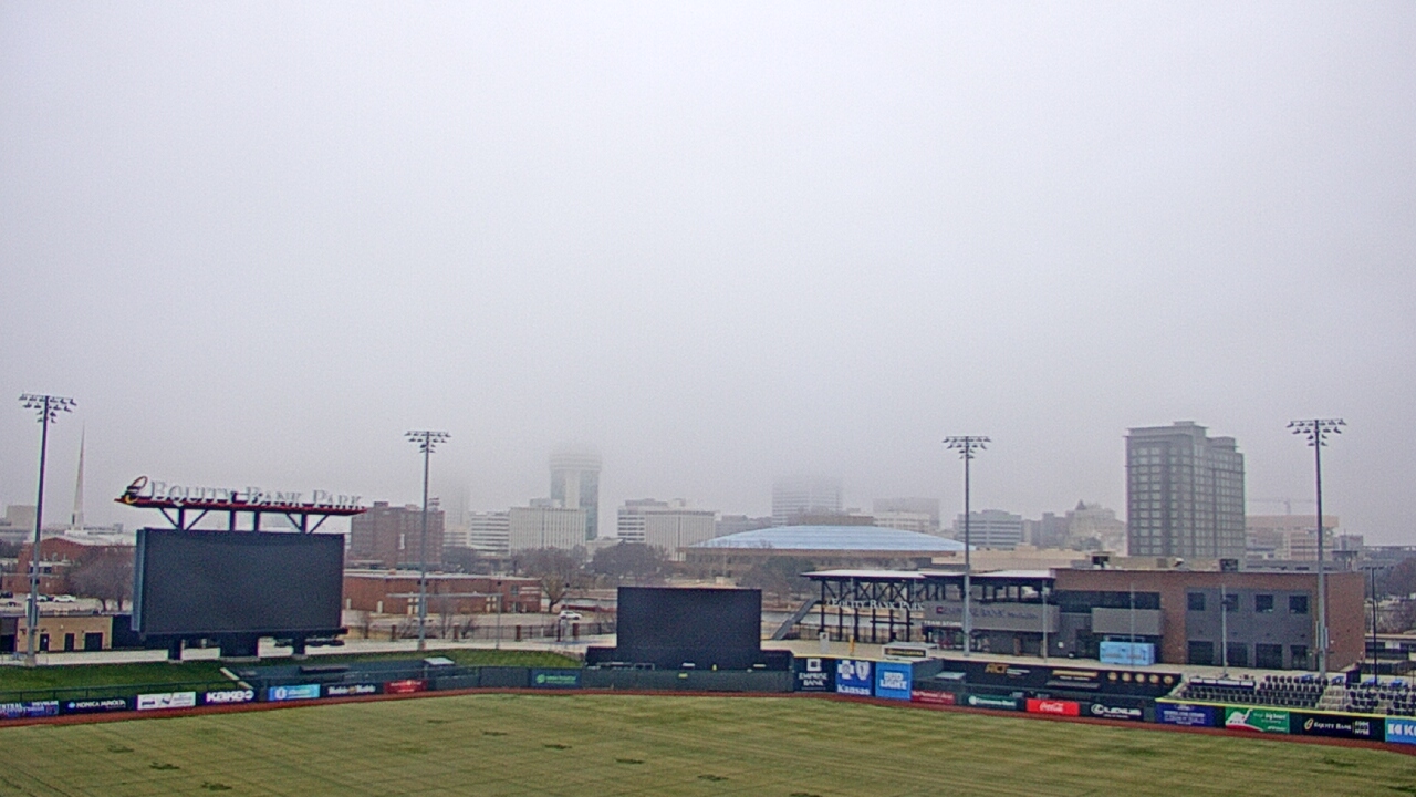 Thumbnail for current weather camera view from Riverfront Stadium in Wichita, Kansas