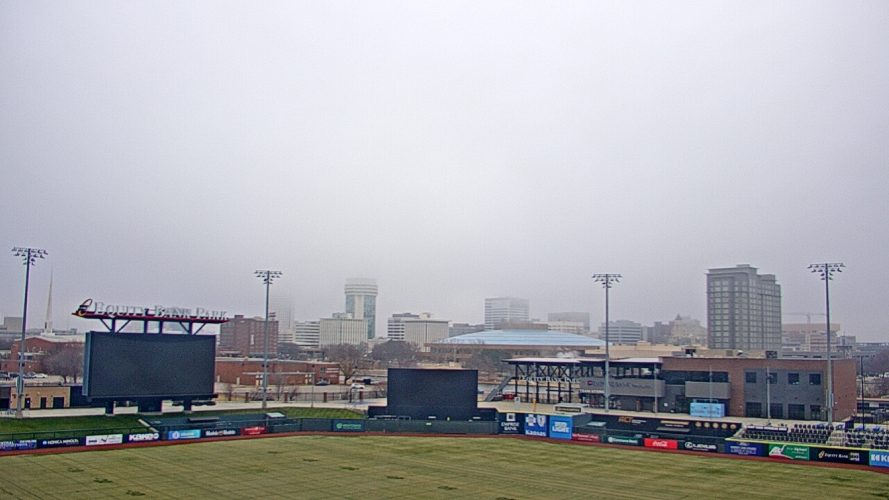 Thumbnail for current weather camera view from Riverfront Stadium in Wichita, Kansas