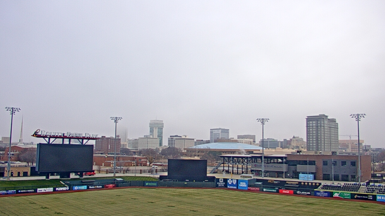 Thumbnail for current weather camera view from Riverfront Stadium in Wichita, Kansas