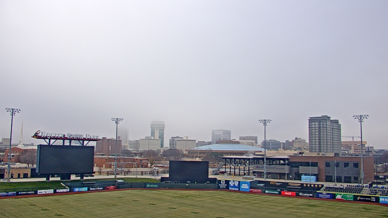 Thumbnail for current weather camera view from Riverfront Stadium in Wichita, Kansas