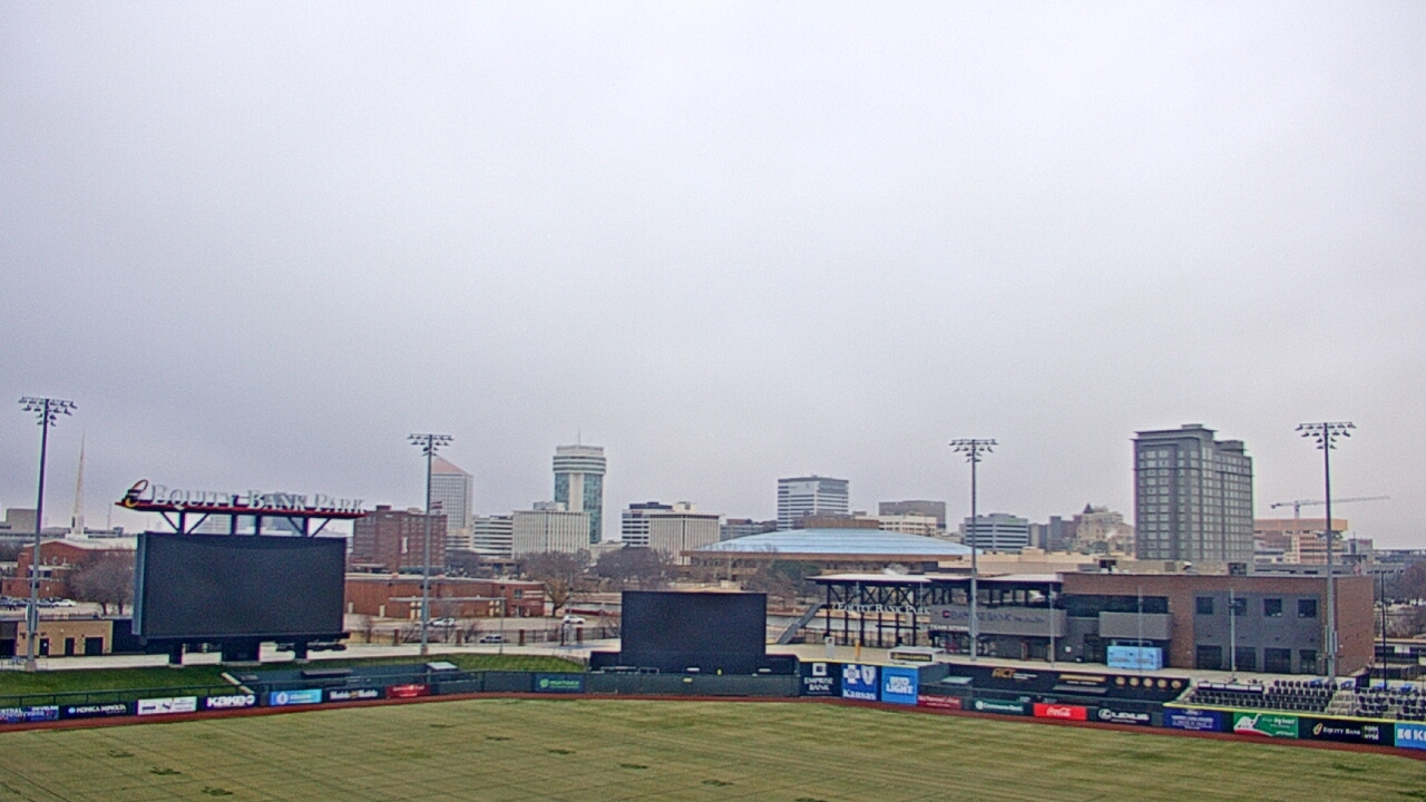 Thumbnail for current weather camera view from Riverfront Stadium in Wichita, Kansas