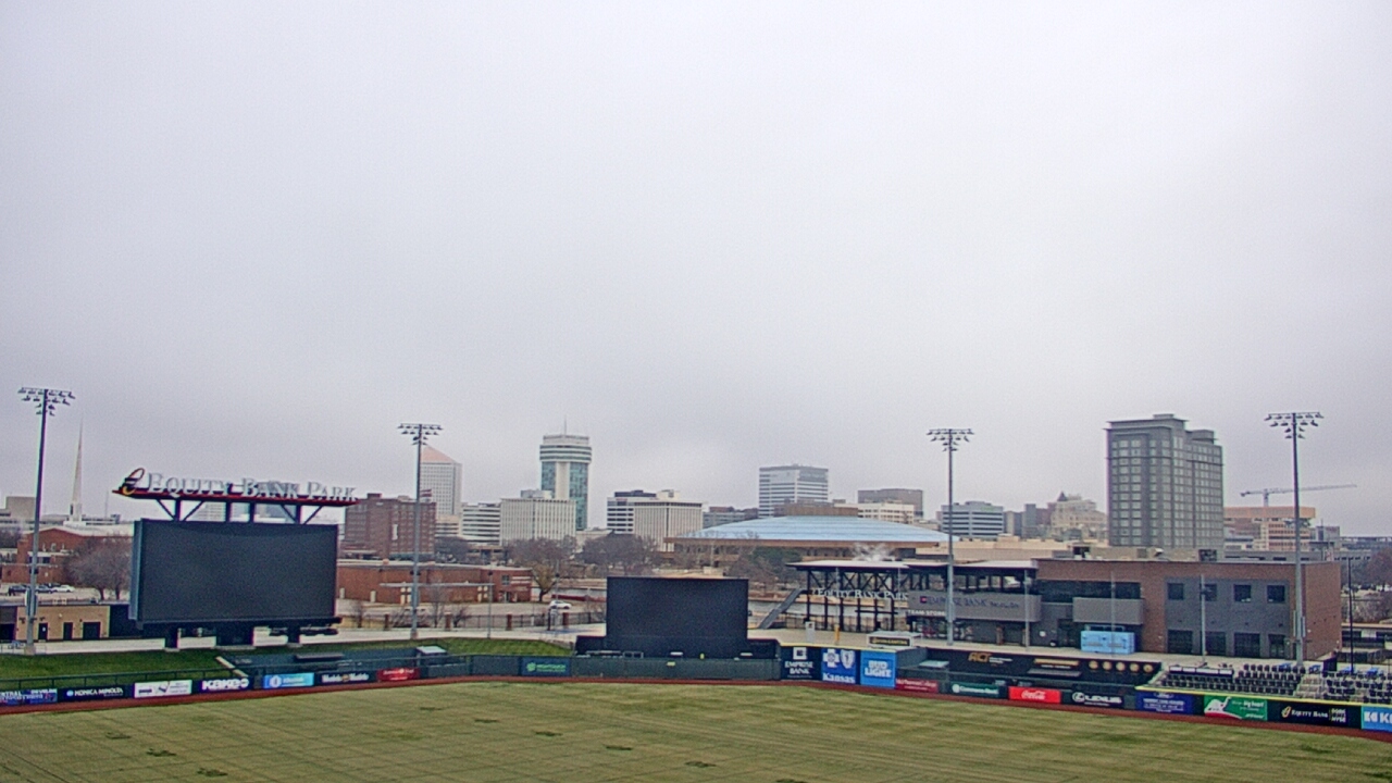 Thumbnail for current weather camera view from Riverfront Stadium in Wichita, Kansas