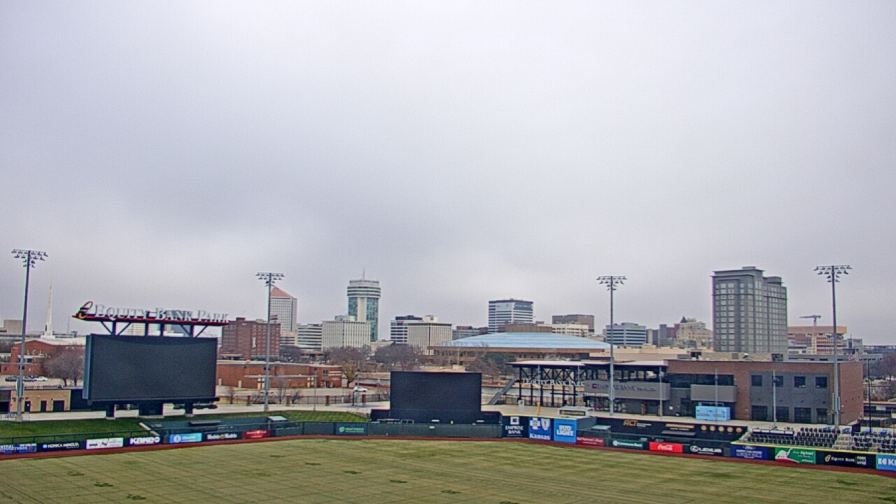 Thumbnail for current weather camera view from Riverfront Stadium in Wichita, Kansas