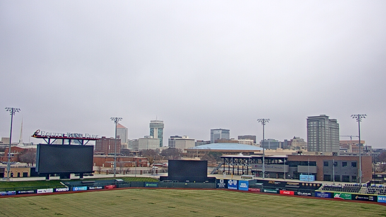 Thumbnail for current weather camera view from Riverfront Stadium in Wichita, Kansas