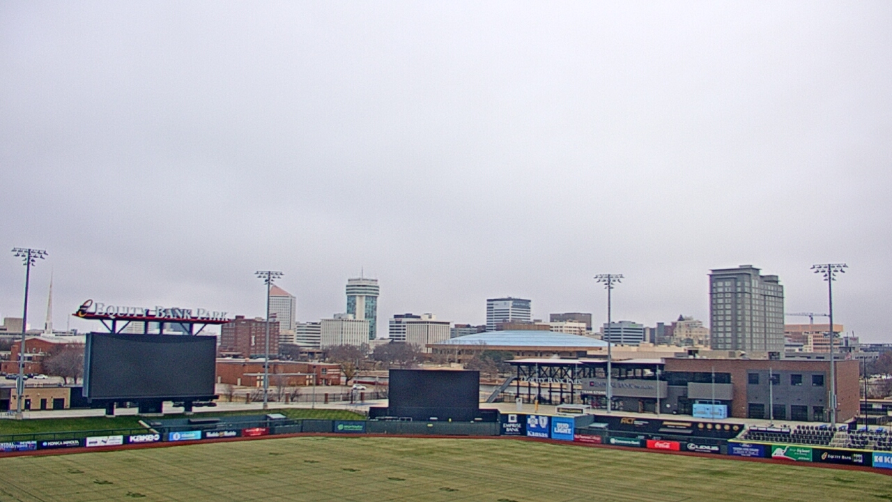 Thumbnail for current weather camera view from Riverfront Stadium in Wichita, Kansas