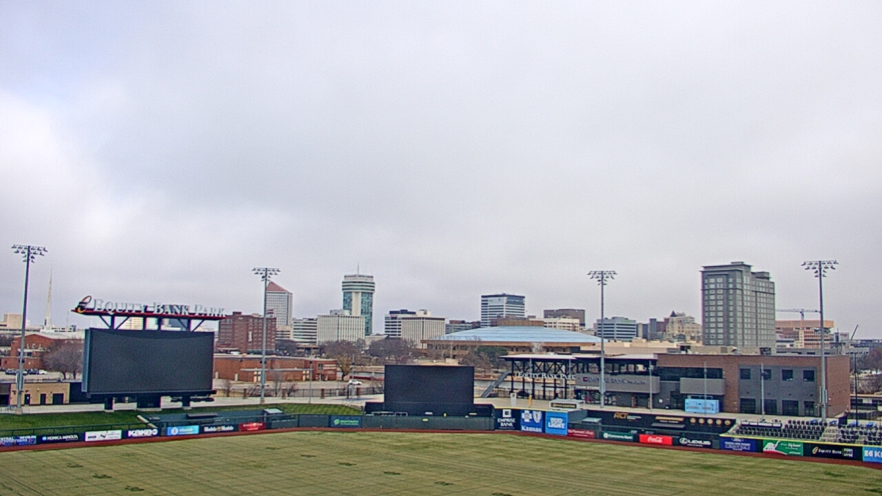Thumbnail for current weather camera view from Riverfront Stadium in Wichita, Kansas
