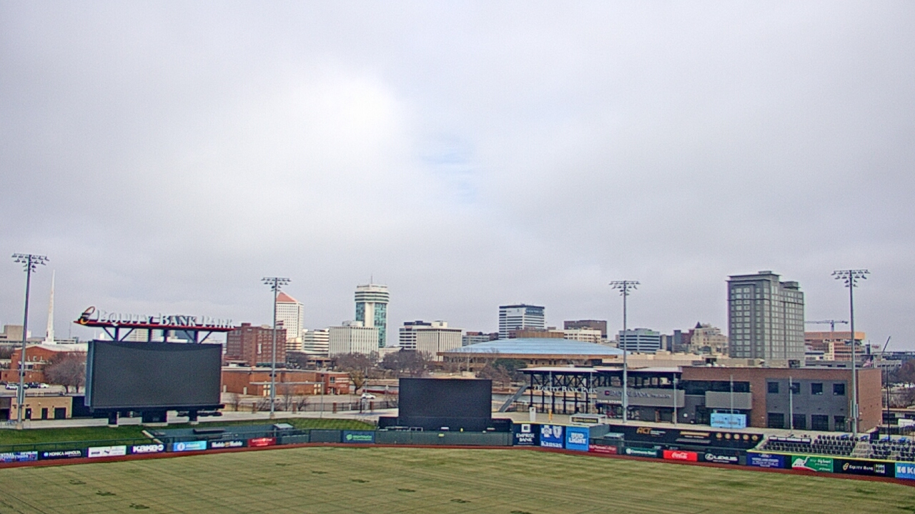 Thumbnail for current weather camera view from Riverfront Stadium in Wichita, Kansas