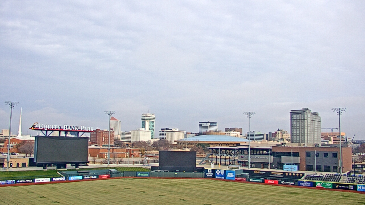 Thumbnail for current weather camera view from Riverfront Stadium in Wichita, Kansas