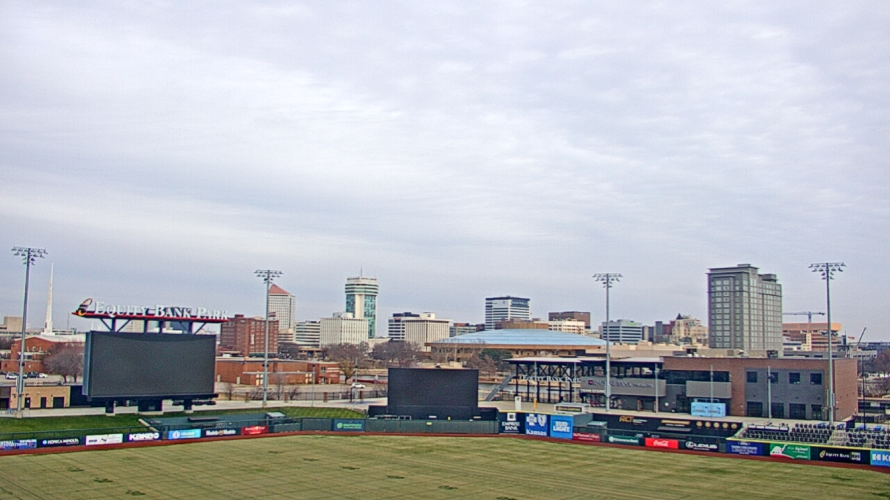 Thumbnail for current weather camera view from Riverfront Stadium in Wichita, Kansas