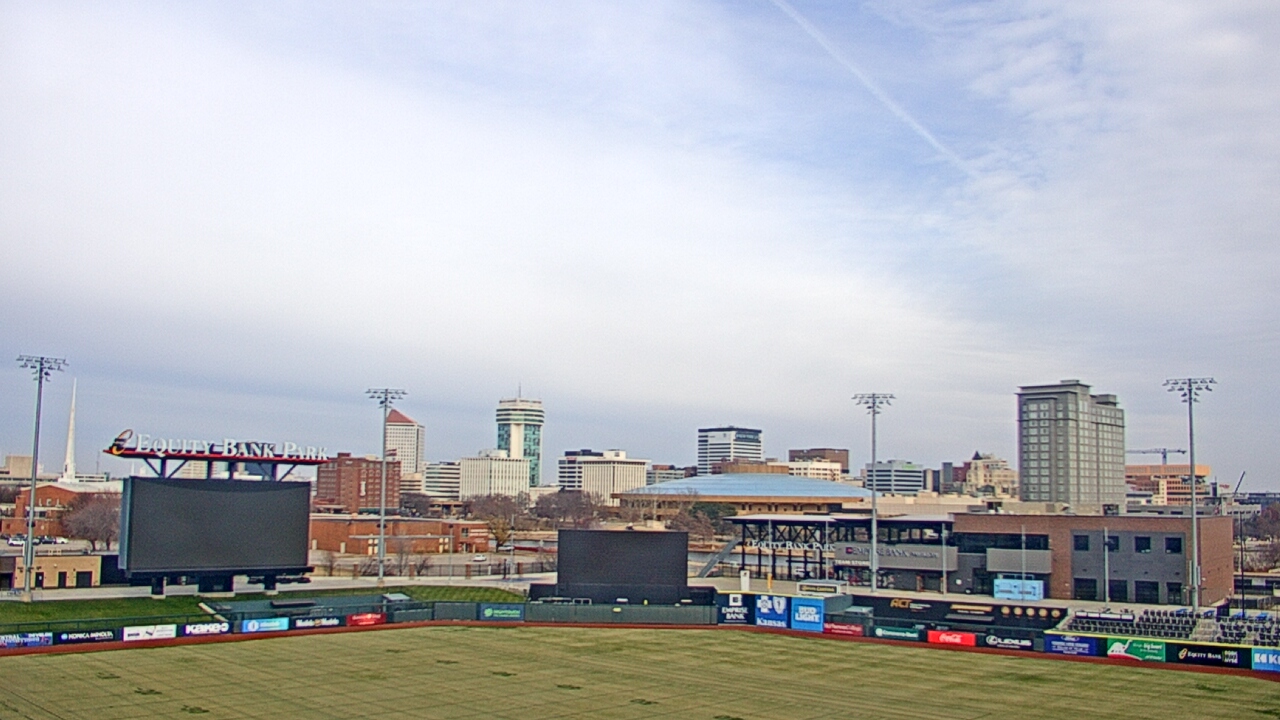 Thumbnail for current weather camera view from Riverfront Stadium in Wichita, Kansas