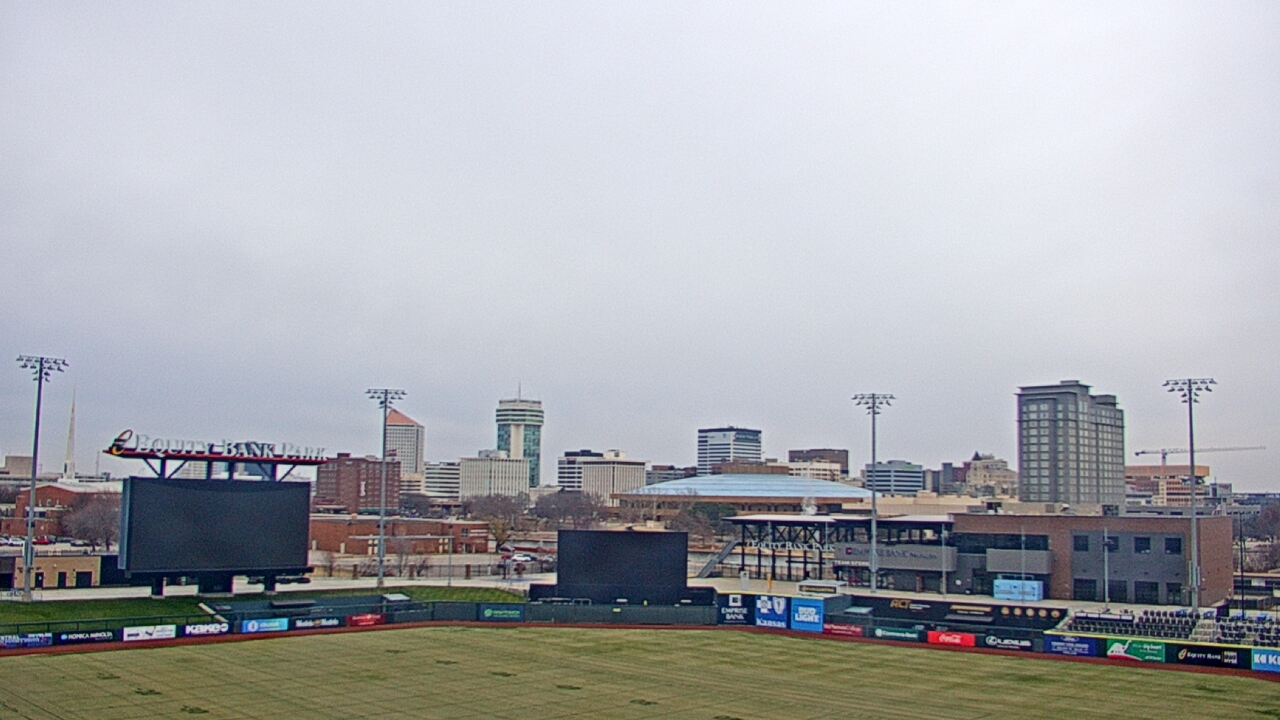 Thumbnail for current weather camera view from Riverfront Stadium in Wichita, Kansas