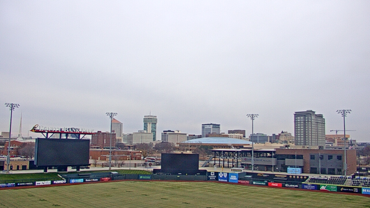 Thumbnail for current weather camera view from Riverfront Stadium in Wichita, Kansas
