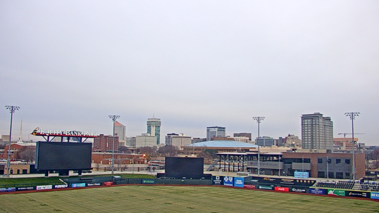 Thumbnail for current weather camera view from Riverfront Stadium in Wichita, Kansas