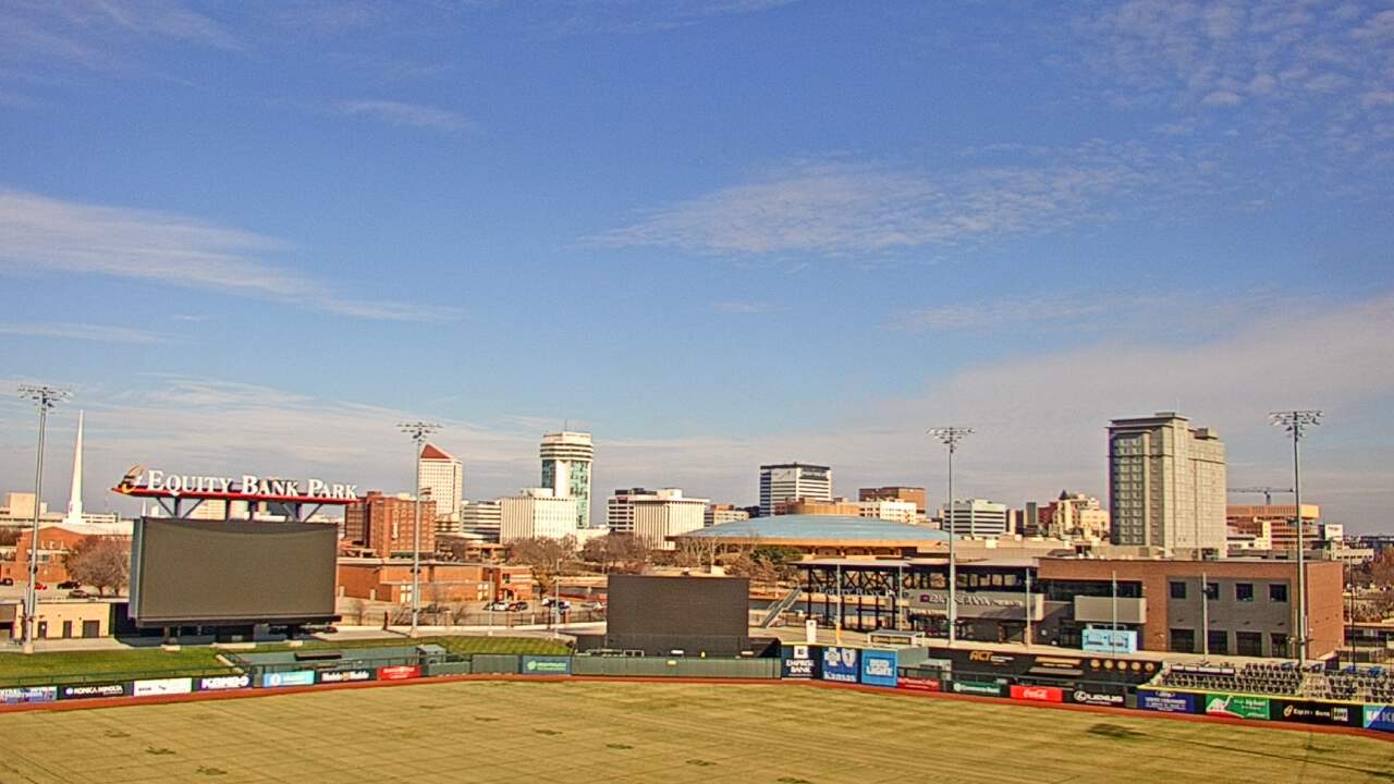 Thumbnail for current weather camera view from Riverfront Stadium in Wichita, Kansas