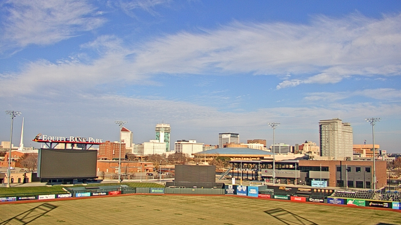 Thumbnail for current weather camera view from Riverfront Stadium in Wichita, Kansas