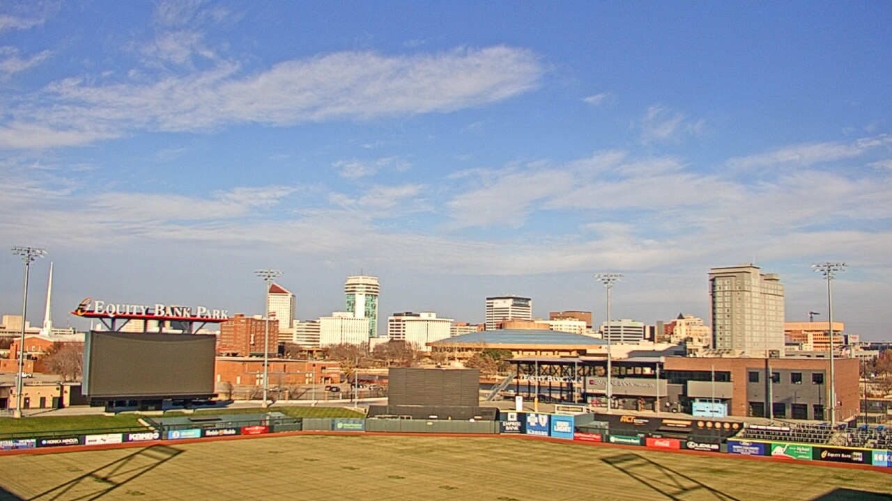 Thumbnail for current weather camera view from Riverfront Stadium in Wichita, Kansas