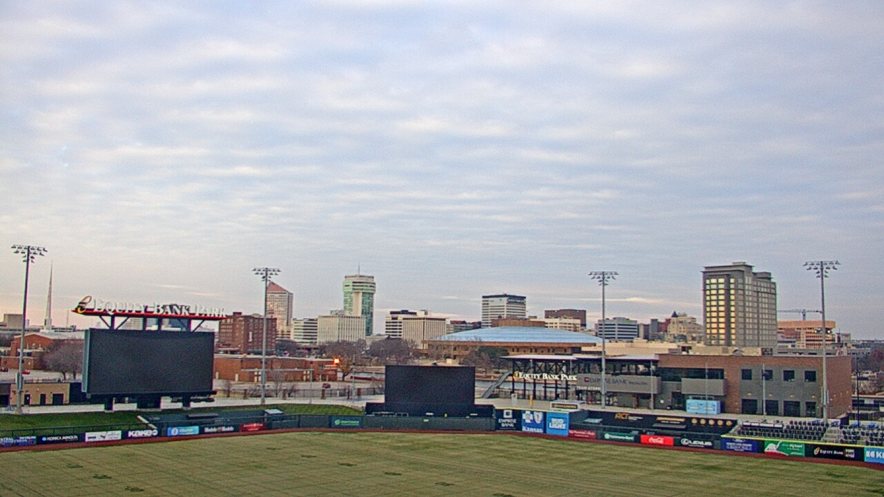 Thumbnail for current weather camera view from Riverfront Stadium in Wichita, Kansas