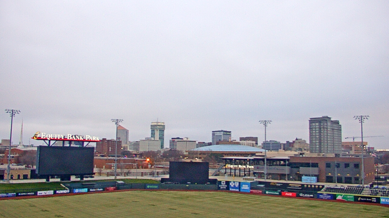 Thumbnail for current weather camera view from Riverfront Stadium in Wichita, Kansas