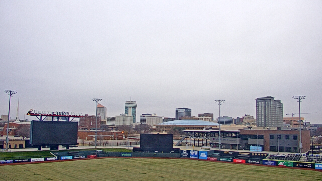 Thumbnail for current weather camera view from Riverfront Stadium in Wichita, Kansas