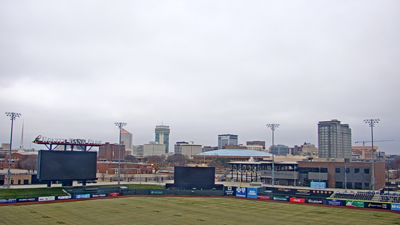 Thumbnail for current weather camera view from Riverfront Stadium in Wichita, Kansas