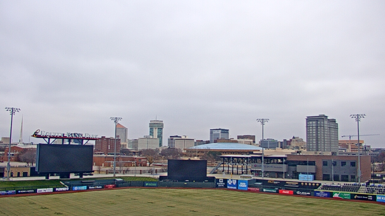 Thumbnail for current weather camera view from Riverfront Stadium in Wichita, Kansas