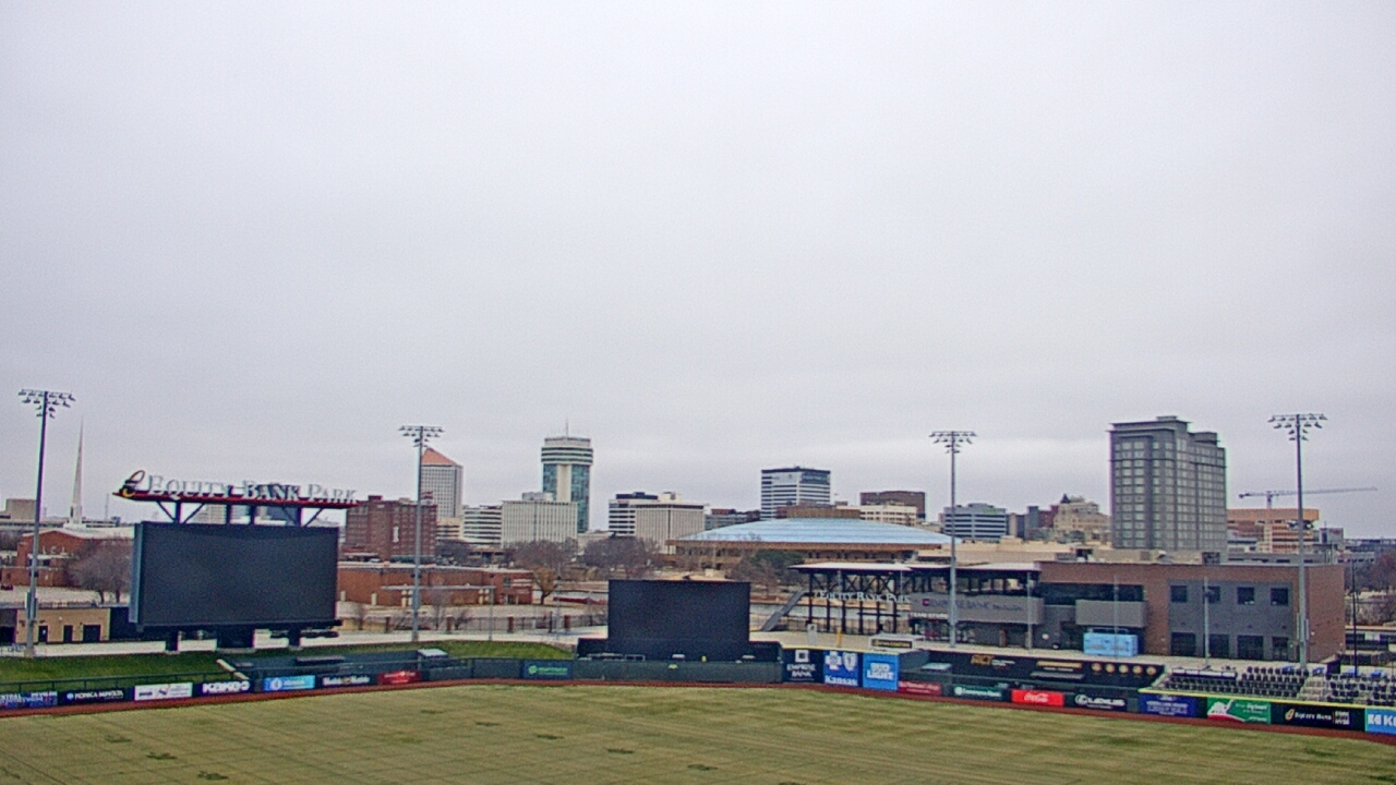 Thumbnail for current weather camera view from Riverfront Stadium in Wichita, Kansas