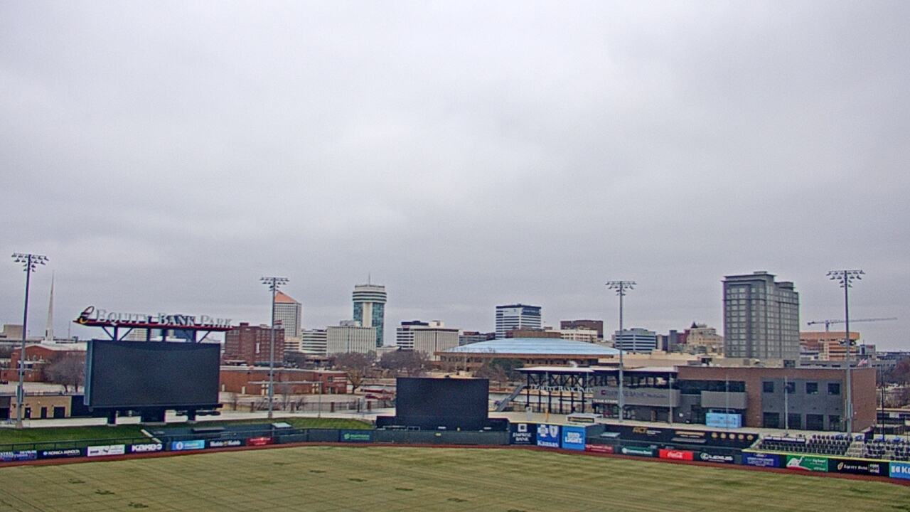 Thumbnail for current weather camera view from Riverfront Stadium in Wichita, Kansas