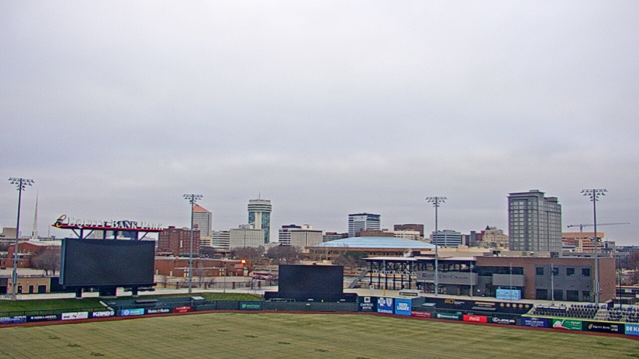 Thumbnail for current weather camera view from Riverfront Stadium in Wichita, Kansas