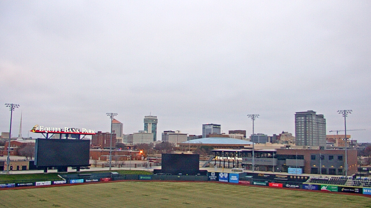 Thumbnail for current weather camera view from Riverfront Stadium in Wichita, Kansas