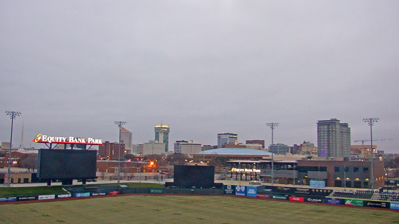 Thumbnail for current weather camera view from Riverfront Stadium in Wichita, Kansas