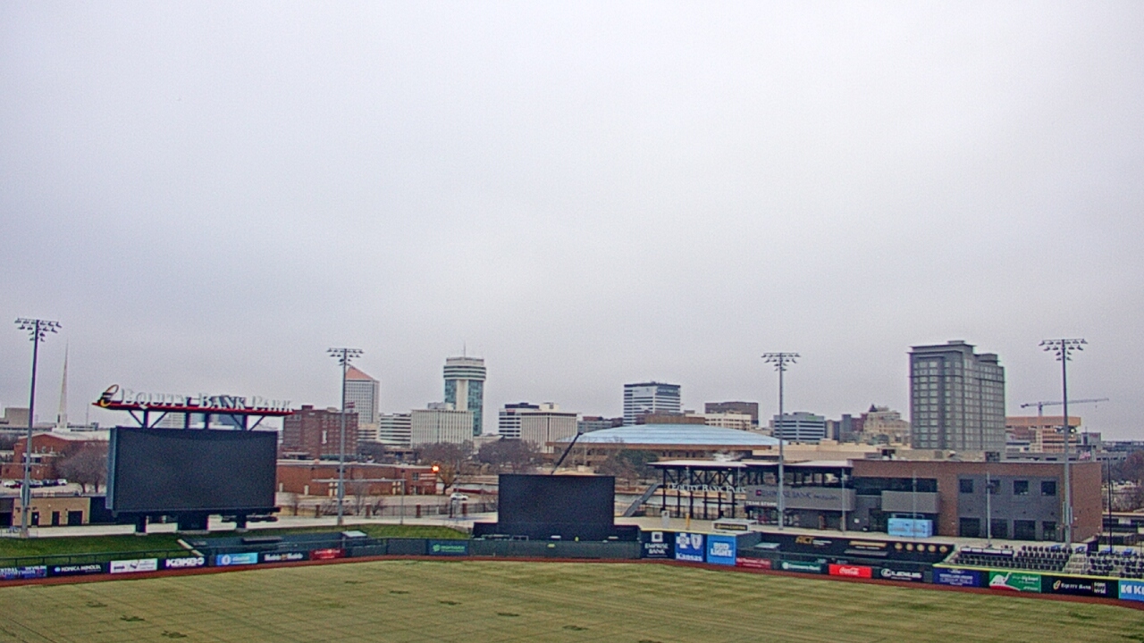 Thumbnail for current weather camera view from Riverfront Stadium in Wichita, Kansas