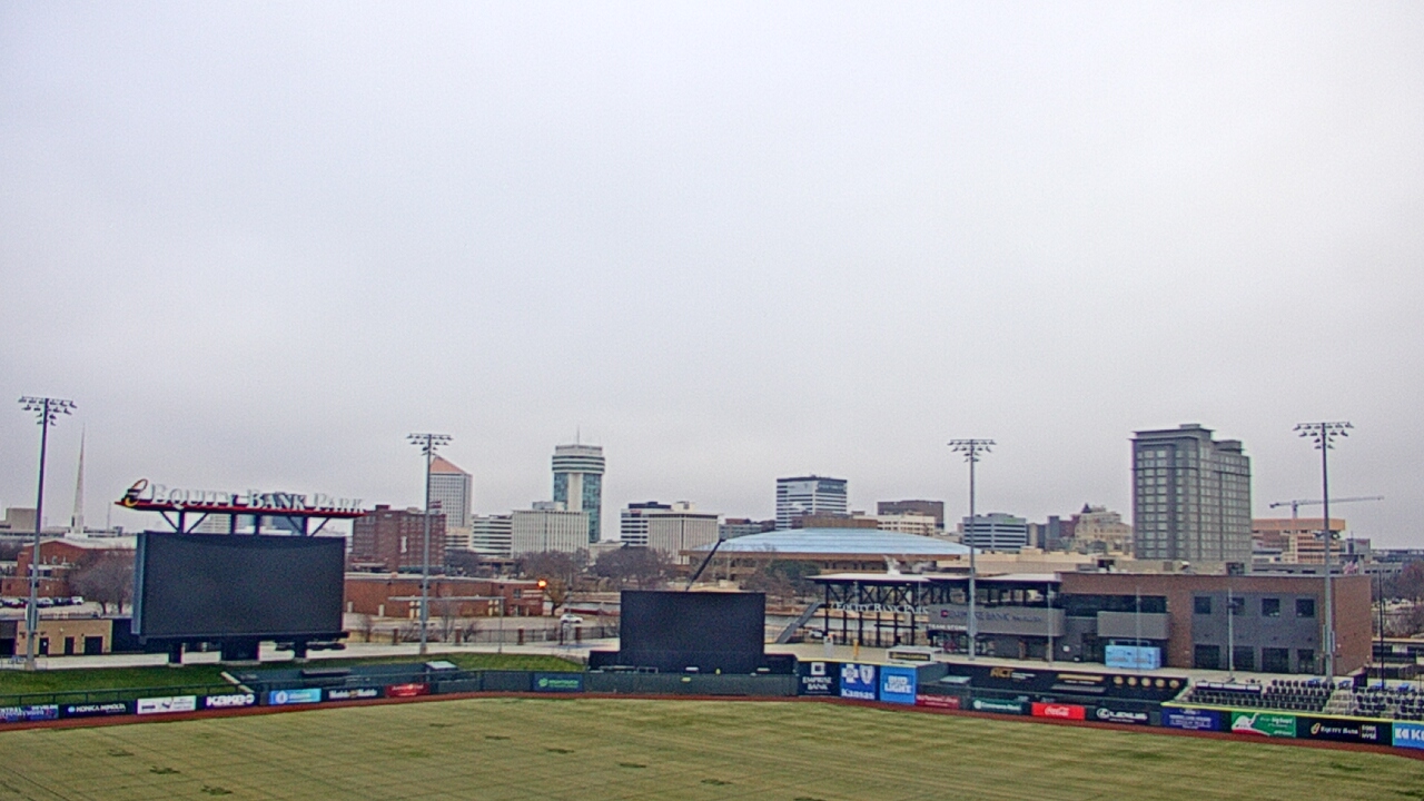 Thumbnail for current weather camera view from Riverfront Stadium in Wichita, Kansas