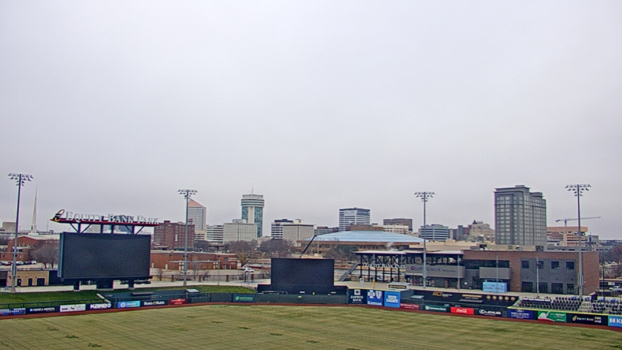 Thumbnail for current weather camera view from Riverfront Stadium in Wichita, Kansas