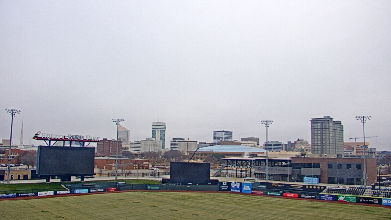 Thumbnail for current weather camera view from Riverfront Stadium in Wichita, Kansas