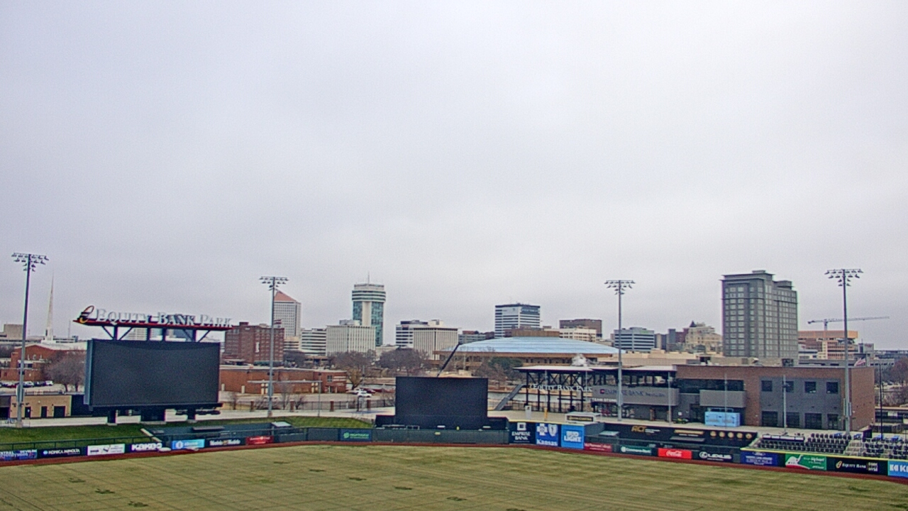 Thumbnail for current weather camera view from Riverfront Stadium in Wichita, Kansas