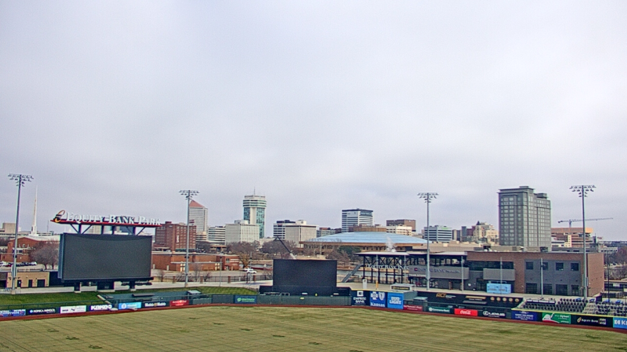 Thumbnail for current weather camera view from Riverfront Stadium in Wichita, Kansas