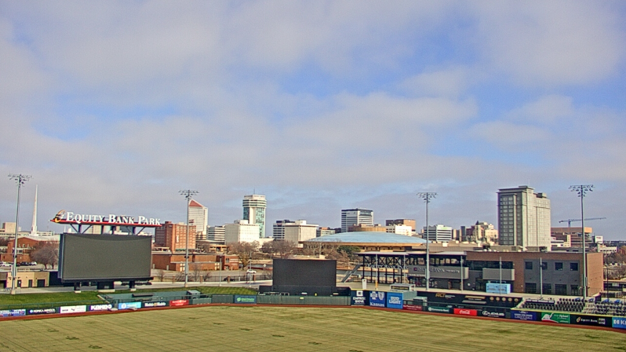 Thumbnail for current weather camera view from Riverfront Stadium in Wichita, Kansas
