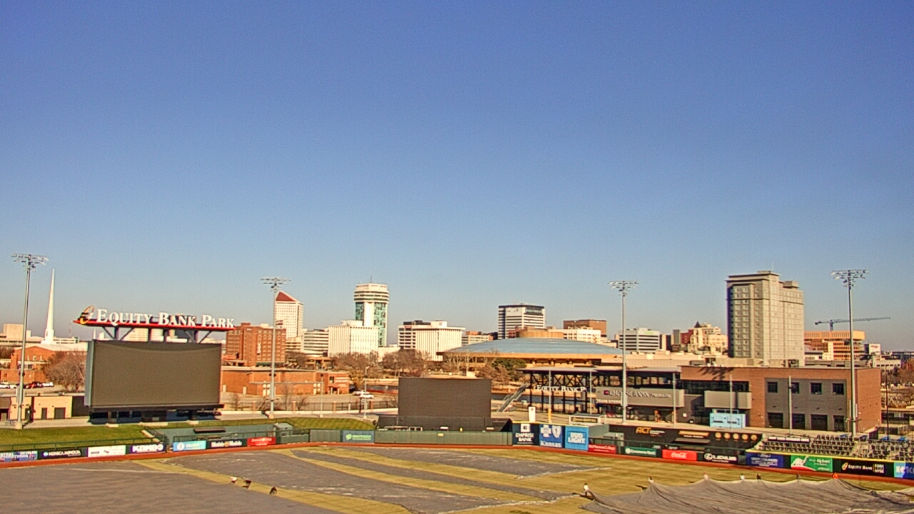 Thumbnail for current weather camera view from Riverfront Stadium in Wichita, Kansas