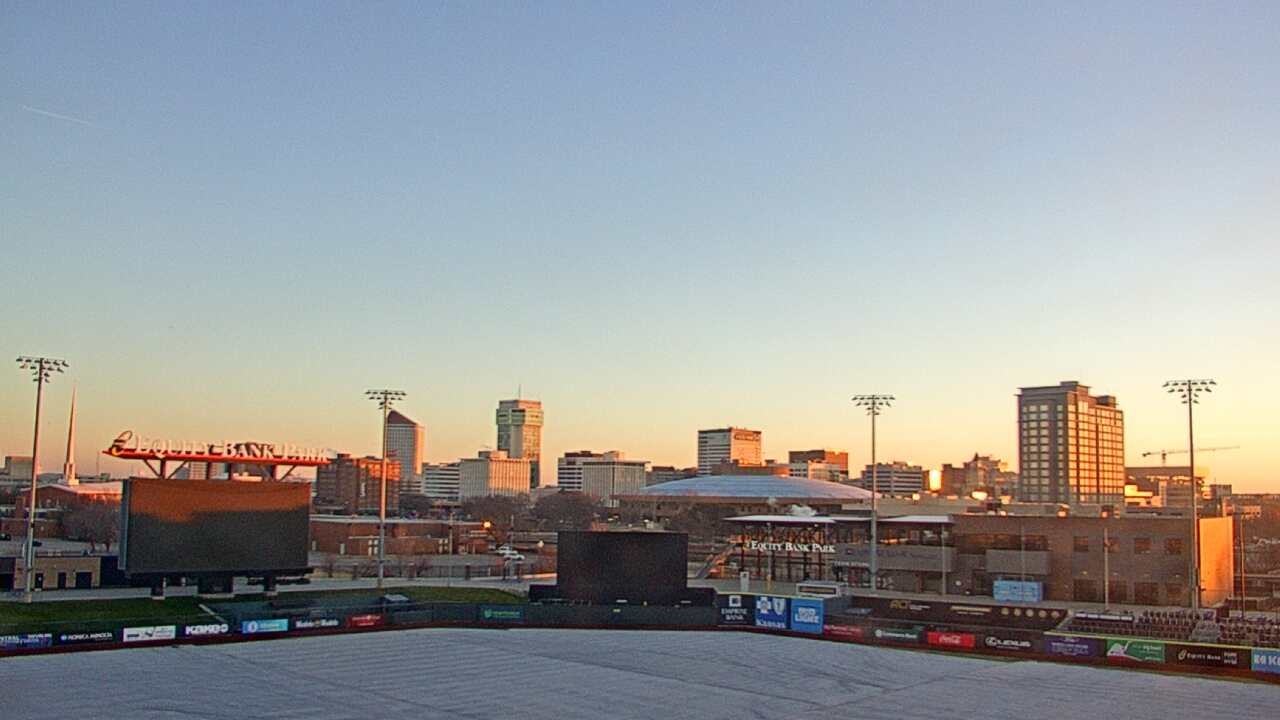 Thumbnail for current weather camera view from Riverfront Stadium in Wichita, Kansas