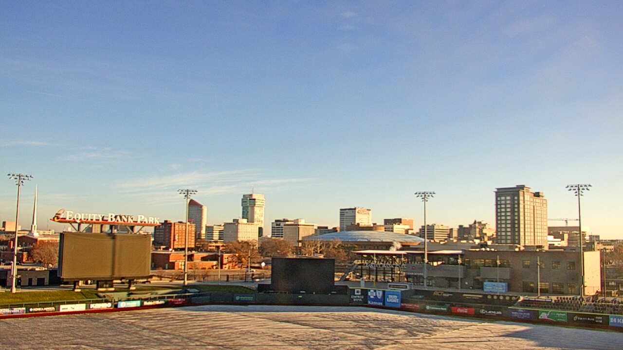 Thumbnail for current weather camera view from Riverfront Stadium in Wichita, Kansas